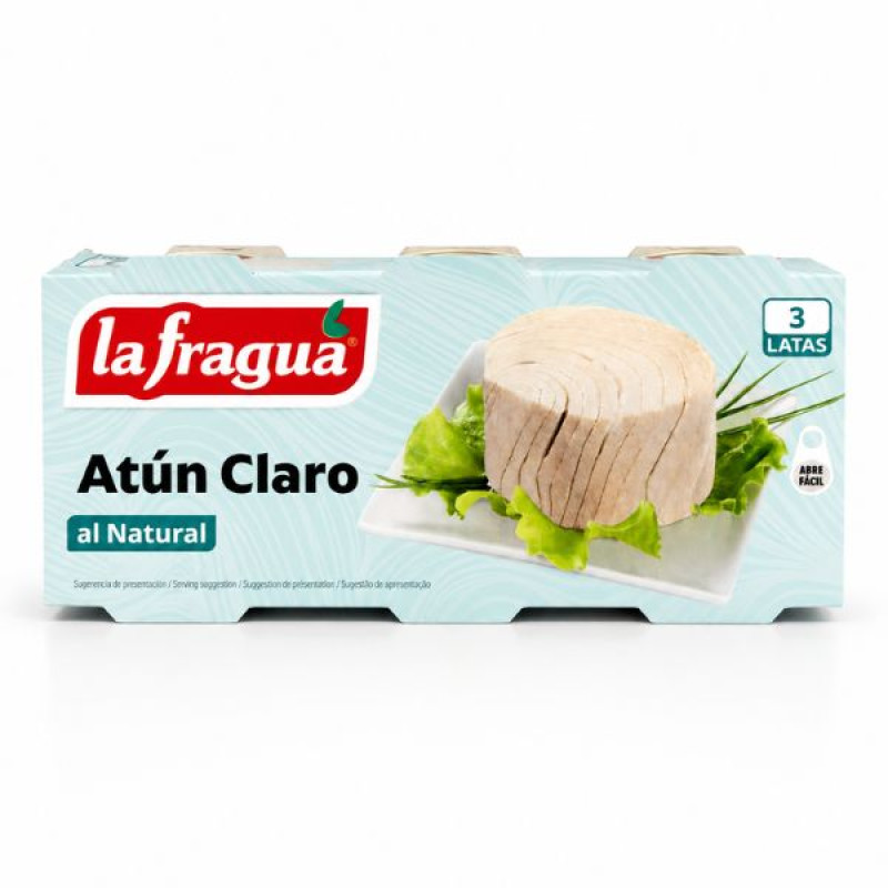თინუსი საკუთარ წვენში 3x85გრ - La Fragua