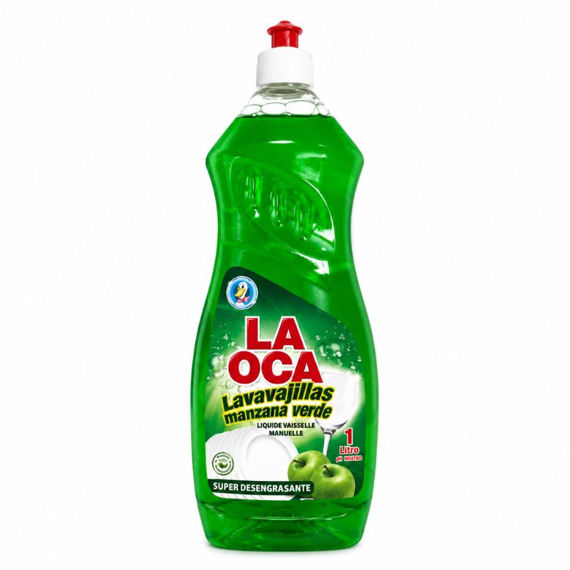 Dishwashing Liquid 1L / La Oca - Green Apple