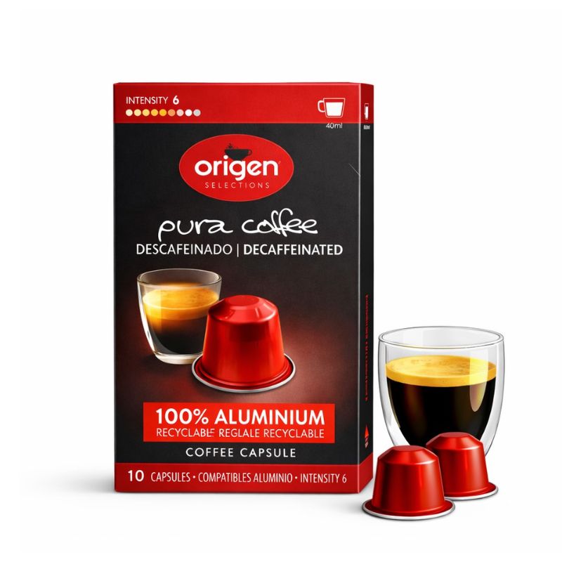 ყავის კაფსულა 10ც PURA COFFEE - DECAFFEINATED