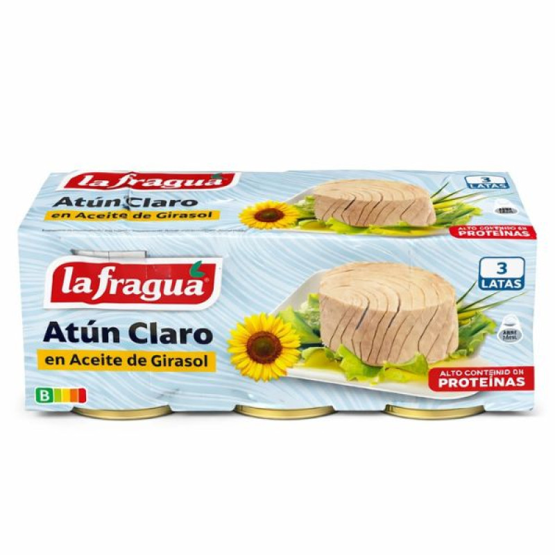თინუსი მზესუმზირის ზეთში 3x85გრ - La Fragua