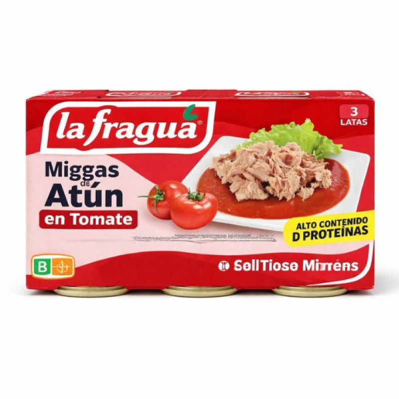 თინუსი ტომატის სოუსში 3x80გრ - La Fragua