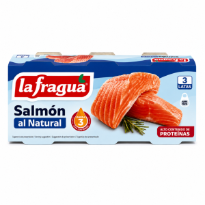 ორაგული საკუთარ წვენში 3x80გრ - La Fragua