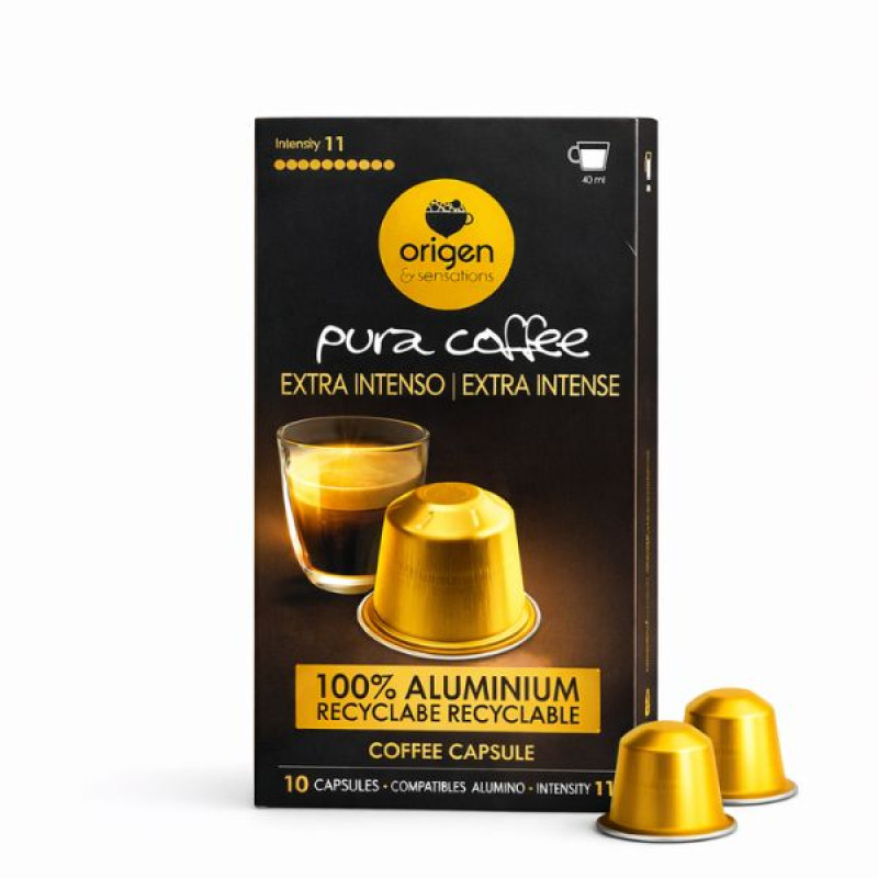 ყავის კაფსულა 10ც PURA COFFEE - EXTRA INTENSE